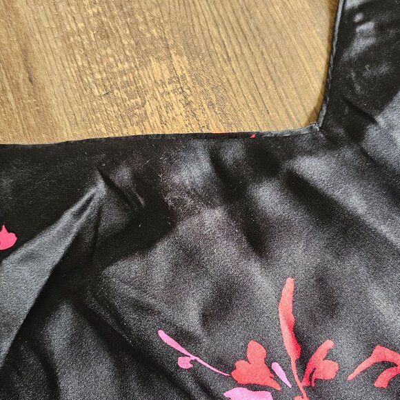 Ganni Silk Blend Camisole Tank Top, EU38/US6, Black - Picture 6 of 7